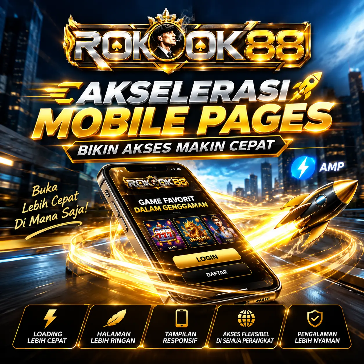 Akses Bermain Game Lewat Halaman Mobile ROKOK88